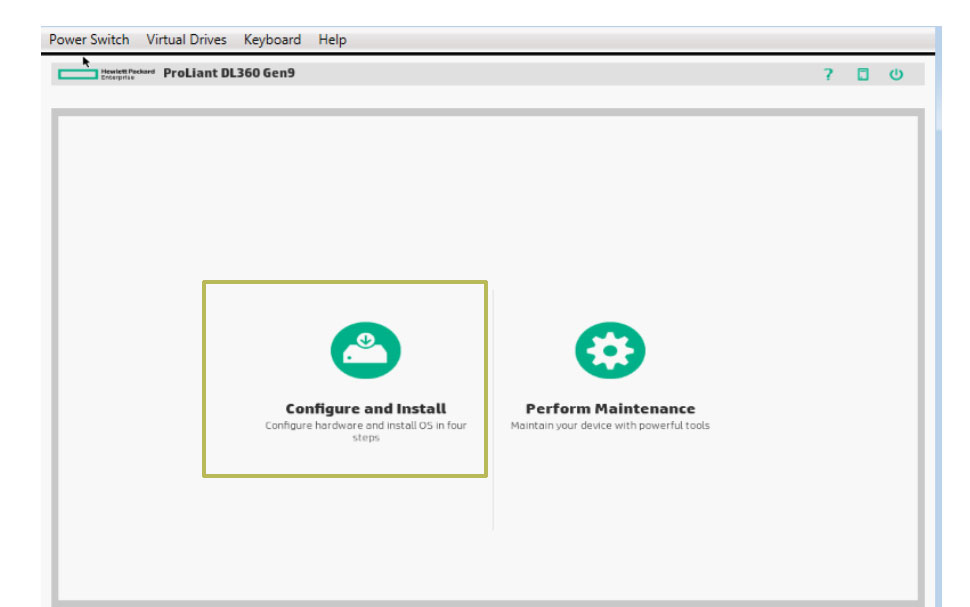 Configure and Install Intelligent Provisioning در سرور HP 